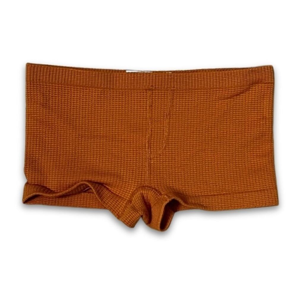 Treasure & Bond Swim Bottom Boy Shorts Style Stretch Knit Orange Girls 14 NWOT